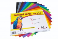 Barevný papír A4/60/80g - mix 12 barev - zvětšit obrázek