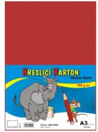 Kreslicí karton A3/180g červený