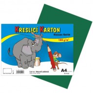Kreslicí karton A4/180g/ 50 zelený - zvětšit obrázek