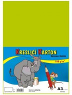 Kreslicí karton A3/180g zelený