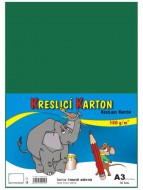 Kreslicí karton A3/180g tm. zelený