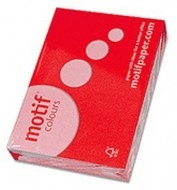 MOTIF A4 160 g intenzivní korál. červená 36 - zvětšit obrázek
