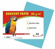 Barevný papír A4/80g/100 listů - modrý