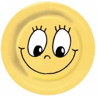 Talíř papírový 23 cm Smiling - zvětšit obrázek