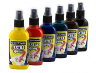 Barva na textil ve spreji