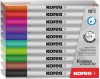 Popisovač Kores K-Marker whiteboard, tenký hrot, 10 ks