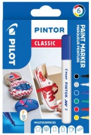 Popisovače Pilot Pintor, 6 ks, Classic, tenký hrot F