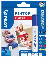 Popisovače Pilot Pintor, 6 ks, Classic, střední hrot M