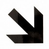 Samolepka Apli - ipka diagonln