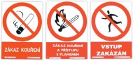 Bezpečnostní tabulky Sklad hořlavých kapalin - zvětšit obrázek