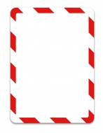 Samolepicí magnetický rámeček Magneto A4 červeno-bílý /2 ks