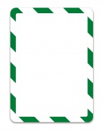 Samolepicí magnetický rámeček Magneto A4 zeleno-bílý /2 ks