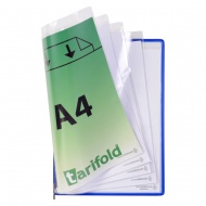 Závěsné kapsy Tarifold A4 Foldfive modré 5 ks - zvětšit obrázek