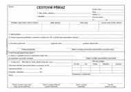 Cestovní příkaz s vyúčt. A5 oboustranný, ET235
