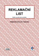 Reklamační list A4 NCR