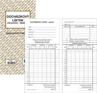 Docházkový lístek - píchačka 10 listů