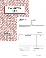 Zakazkový list A5 samopropisovací