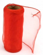 Organza 12 cm - červená 065