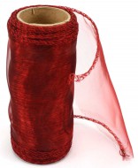 Organza 12 cm - vínová 064