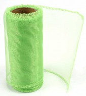 Organza 12 cm - zelená 031