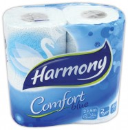 Toaletní papír Harmony Comfort blue - zvětšit obrázek