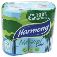Toaletní papír Harmony natural modrý - zvětšit obrázek