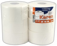Toaletní papír Jumbo 19 cm celulóza- 2vrstvý - 6ks - zvětšit obrázek