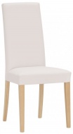 Jídelní židle NANCY 9 dub sonoma/koženka bianco - zvětšit obrázek