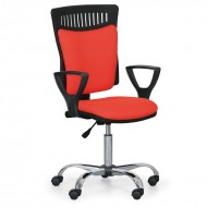Kancelářská židle Bali chrom s područkama oranžová - zvětšit obrázek