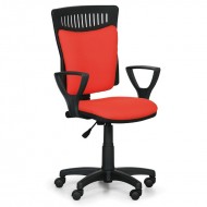 Kancelářská židle Bali s područkama - oranžová - zvětšit obrázek