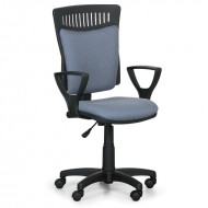 Kancelářská židle Bali s područkama - šedá - zvětšit obrázek