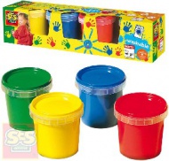 Baby barvy prstové set 4x150ml malování prsty