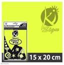 Nažehlovací fólie HOT FIX fluo-žlutá - zvětšit obrázek