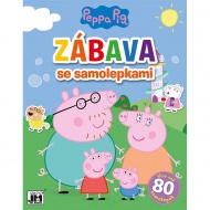 Zábava se samolepkami Prasátko Peppa