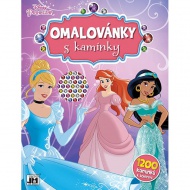 Omalovánky s kamínky Disney Princezny - zvětšit obrázek