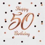 Ubrousky 3-vrstvé  Happy Birthday č.50