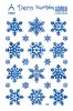 Samolepky vločky modré 827-BG