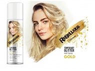 Dočasný třpytivý sprej na vlasy, 125 ml - Zlatý Gold Digger