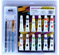 Akrylové barvy-umělěcká sada 12x12ml - zvětšit obrázek