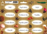 Samolepky na kořenky juta hřebíček 0511 sůl - zvětšit obrázek