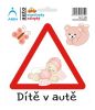 Samolepka Dítě v autě - batole holčička