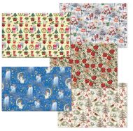 Balící papír STANDARD arch 100x70 vánoční mix - zvětšit obrázek