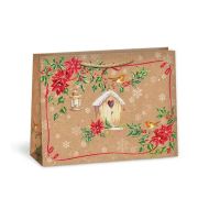 dárková taška Vánoce 24,3x18,3 cm 0844-0075 - zvětšit obrázek