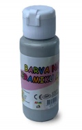 Barva na sklo a keramiku 60ml- stříbrná