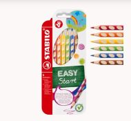 Pastelky Stabilo Easycolours HB-pravák/6
