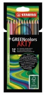 Pastelky Green colors  ARTY/ 12 - zvětšit obrázek