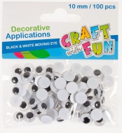 Oči kulaté 10 mm 383655 - zvětšit obrázek