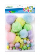 Kuličky POMPON pastelové 463471 - zvětšit obrázek