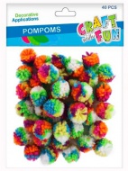 Kuličky POMPON neon 463472 - zvětšit obrázek