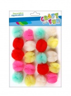 Kuličky POMPON barevné 463479 - zvětšit obrázek